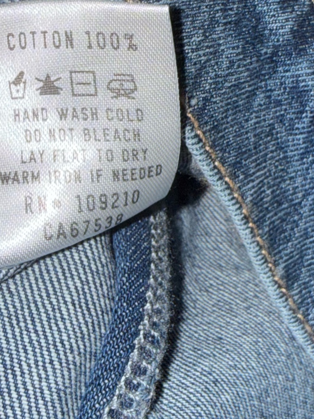 Windsor Blue Denim Jacket with Front Fringe - Picture 10 of 10